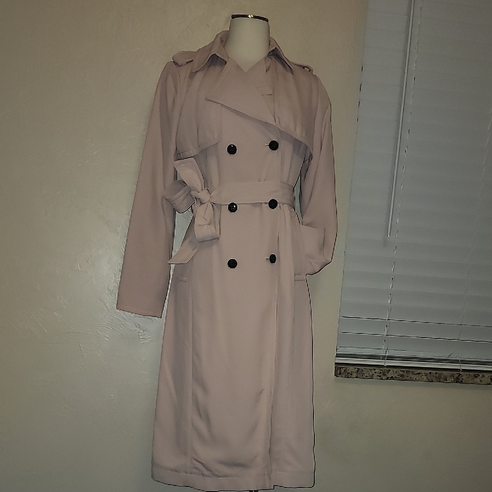 Light Pink Women's Trench Coat